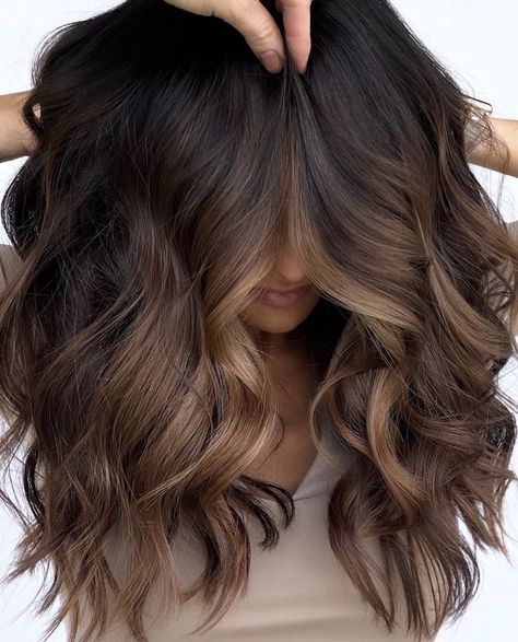 Brown Winter Balayage, Redken Balayage Brunettes, Fall Brunette Hair Color Balayage 2023, Fall Hair For Dark Skin, Ella Rose Mcfadin Style, Casual 30th Birthday Outfit, Brunette Balayage Hair Fall 2023, Trendy Spring Hair Color 2024, Winter Burnett Hair