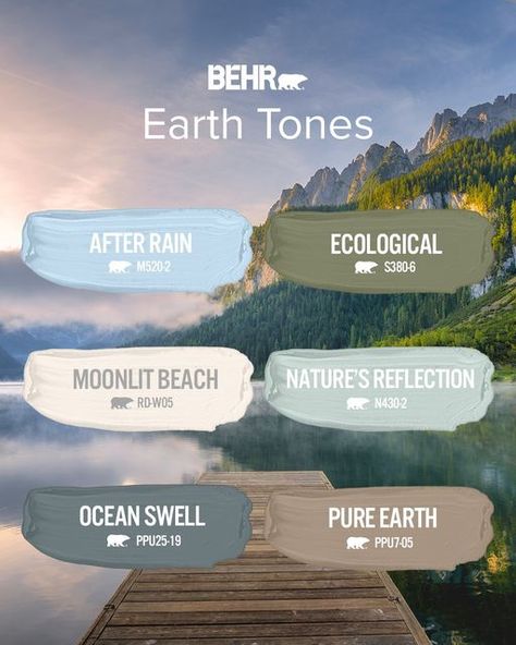 Rv Color Schemes, Rv Decor Ideas, Earth Tone Bathroom, Camper Interior Ideas, Earth Tones Palette, Earth Tones Paint, Earth Tone Bedroom, Earth Colour Palette, Earth Tone Color Palette