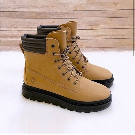 Brown timberland boots