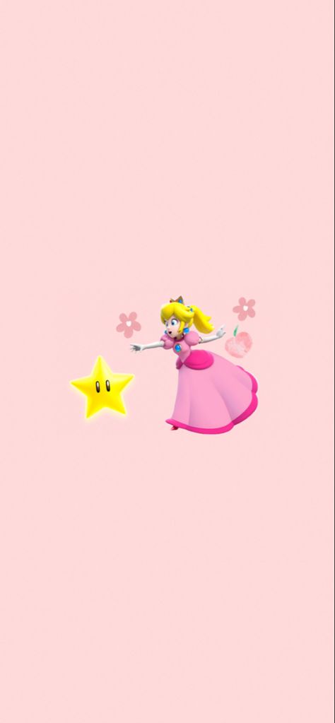 Super Princess Peach Wallpaper, Princess Peach Wallpaper Iphone, Princess Peach Wallpaper Aesthetic, Princess Peach Iphone Layout, Princess Peach Aesthetic, Princess Peach Background, Princess Peach Laptop Wallpaper, Princess Peach Widget, Princess Peach Phone Wallpaper