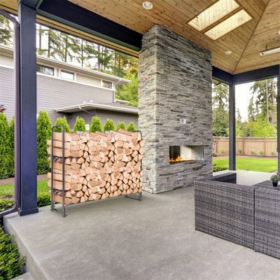 Firewood storage indoor living rooms