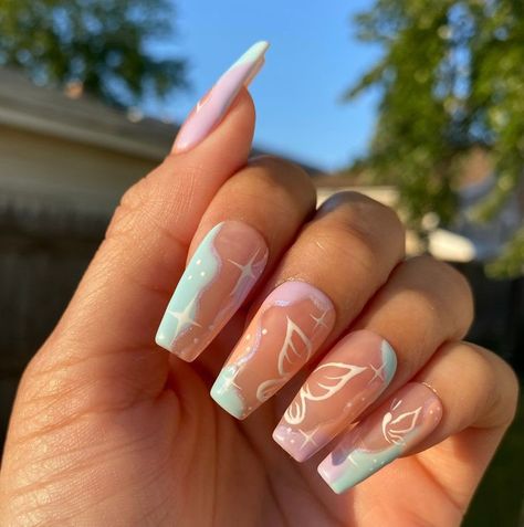 Girly Acrylic Nails, Simple Acrylic Nails, Acrylic Nails Coffin Short, Short Acrylic Nails Designs, Fire Nails, Pretty Acrylic Nails, Dope Nails, Short Acrylic Nails, Nail Polishes