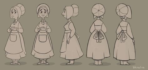 Mother Character Design Illustration, Peasant Character Design, Mom Characters, Character Sheets, Character Model Sheet, Character Design Sketches, Model Sheet, Animation Art Character Design, Character Sketches