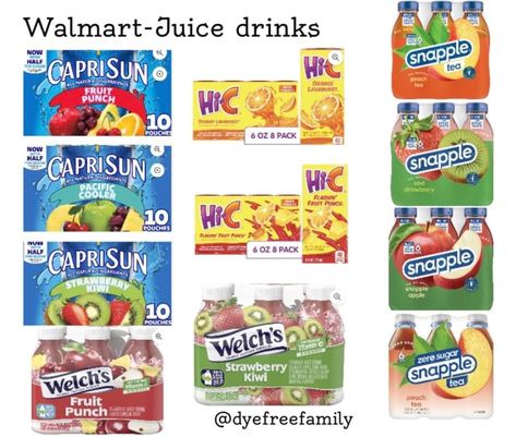 Dye Free Dye Free Drinks For Kids, Dye Free Drinks, Red Dye Free Foods, Dye Free Snacks, Dye Free Foods, Red Dye 40, Kid Friendly Drinks, Healthy Food Alternatives, Red Dye