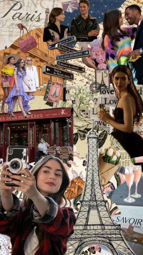 #emilyinparis #emilycooper Emily In Paris Wallpaper, Emily In Paris Aesthetic, Background Screensavers, Paris Wallpaper, Paris Poster, Paris Aesthetic, Emily In Paris, Netflix Series, Screen Savers