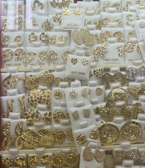 Slauson Mall Jewelry, Asian Gold Jewelry, Gold Nugget Jewelry, Body Jewelry Diy, Custom Gold Jewelry, La Jewelry, Quinceanera Jewelry, Xoxo Jewelry, Nugget Earrings