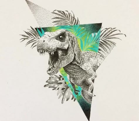 Tyrannosaurus Rex Drawing, Rex Drawing, Rex Tattoo, Jurassic Park Tattoo, Dotwork Drawing, T Rex Tattoo, Skull Drawings, Raptor Dinosaur, Dinosaur Dinosaur