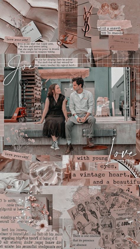 Netflix You Wallpaper, You Series Wallpaper, You Wallpaper Tv Show, You Netflix Series Wallpaper, You Netflix Series Aesthetic, Joe And Love, Joe Goldberg, Elizabeth Lail, Baby Netflix