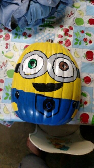 Bob minion pumpkin Minion Pumpkin Painting, Bob Minion, Minion Pumpkin, Easy Halloween Costumes For Women, Minions Bob, Pumpkin Painting Ideas, Halloween Costumes For Women, Pumpkin Painting, Easy Halloween Costumes