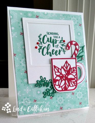 Cup Of Christmas Stampin Up Cards, Cheer Cards, Cheers Card, Cup Of Cheer, Christmas Flyer, Coffee Cards, Stampin Up Christmas Cards, Christmas Cup, Stampin Up Christmas