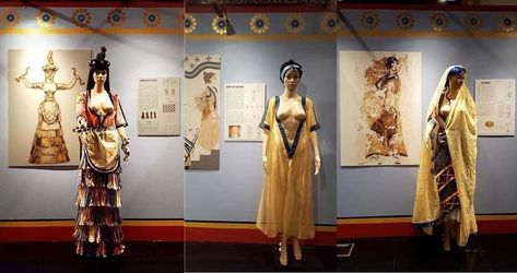 Minoan Clothing, Minoan Women, Minoan Fashion, Ancient Minoan, Minoan Art, Unusual Hats, Greek Women, Fancy Hats, Bronze Age