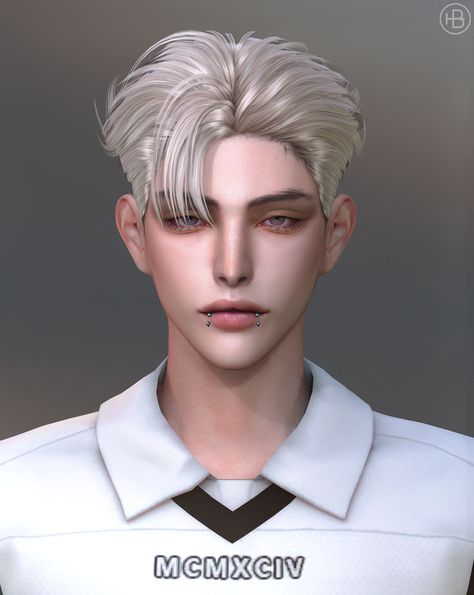 [SIMS4/TS4] MoooD Hair N76 - VER1 | MoooD on Patreon Sims 4 Cc Skin Tones Male, Moood Hair, Sims 4 Men Clothing, Sims 4 Hair Male, Sims 4 Male Clothes, Sims 4 Cc Eyes, Mod Hair, Cc Hair, The Sims 4 Skin