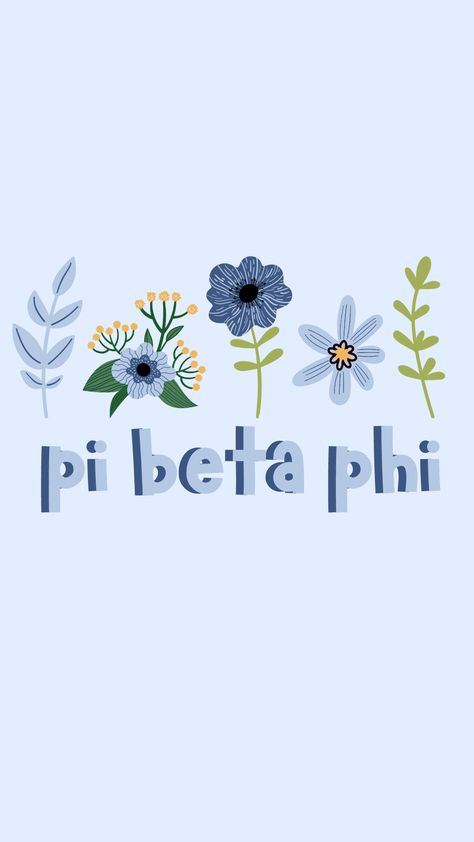 Sorority Ideas, Blue Sorority Canvas, Sorority Canvases, Pi Beta Phi Canvas Painting, Pi Beta Phi Wallpaper, Boho Sorority Canvas, Pi Phi Canvas Paintings, Pi Phi Canvas, Floral Sorority Banner