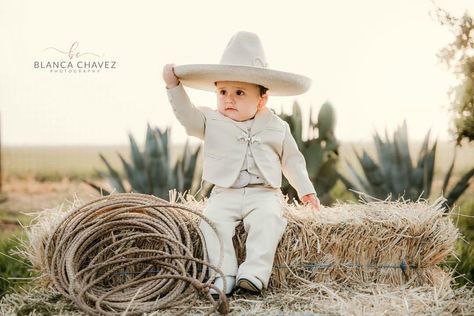 Charro Bautizo Photoshoot, Cowboy Baptism Ideas, Charro Birthday Party Ideas Boy, Baby Boy Baptism Ideas, Charro Bautizo Ideas Boy, Charro Baptism, Baptism Party Boy, Charro Theme, Baptism Decorations Boy