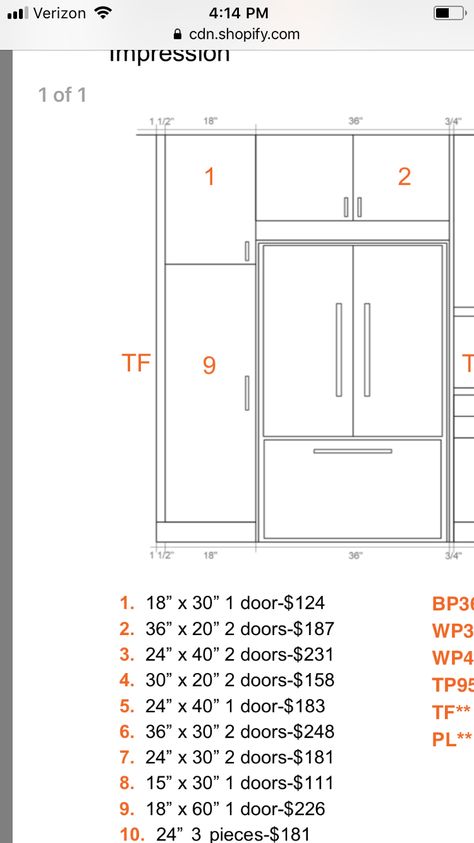 Tall Pantry Cabinet Next To Fridge, Tall Cabinet Next To Fridge, Cabinets Around Fridge, Kitchen Cabinets Measurements, Side Of Fridge, Remodeling Checklist, Fridge Dimensions, Fridge Sizes, Cabinet Fridge