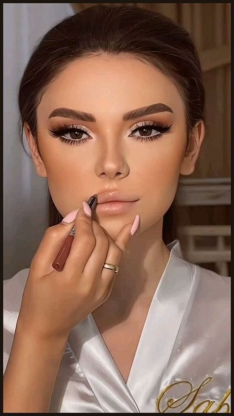 Latest Eye Makeup Trends 2023, Royalty Makeup Look, Makeup For Red Dress Wedding, Red Dress Makeup Looks Classy, Makeup Looks For Party, Makeup For A Black Dress, Wedding Makeup For Hazel Eyes Brunette, Bridal Make Up Brown Eyes, Makeup For Black Eyes