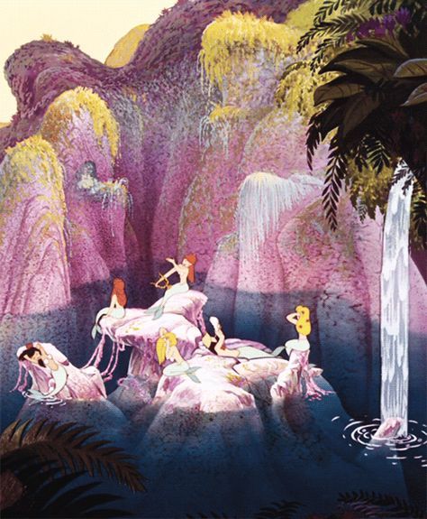 Peter Pan Mermaids, Animation Disney, Mermaid Lagoon, Images Disney, Mermaids And Mermen, Mermaid Life, Art Disney, Disney Life, Disney Home