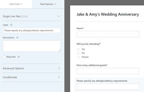 How to Create an RSVP Form in WordPress (Easy) When Should People Rsvp For A Wedding, Rsvp With Number Of Guests, Please Rsvp Reminder, Online Rsvp Card Wording, Business Email Address, Google Spreadsheet, Rsvp Online, Wedding Rsvp, Wordpress