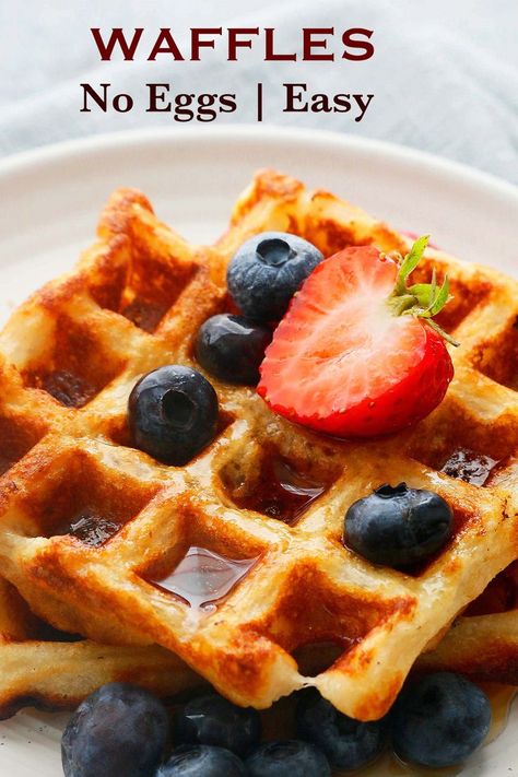 Egg Free Waffle Recipe, Waffle Recipe Without Eggs, Eggless Waffle Recipe, Egg Waffle Recipe, Homemade Waffle Recipe Easy, Gluten Free Lemon Cookies, Cookies With Almond Flour, Best Waffle Recipe, Waffle Recipe Healthy