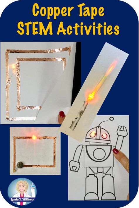 Stem Electricity Activities, How To Create Electricity, Led Diode Projects, Copper Tape Circuit, Paper Circuits Templates, Stem Circuit Activities, Copper Tape Crafts, Electric Circuit Projects Ideas, Circuit Projects Ideas