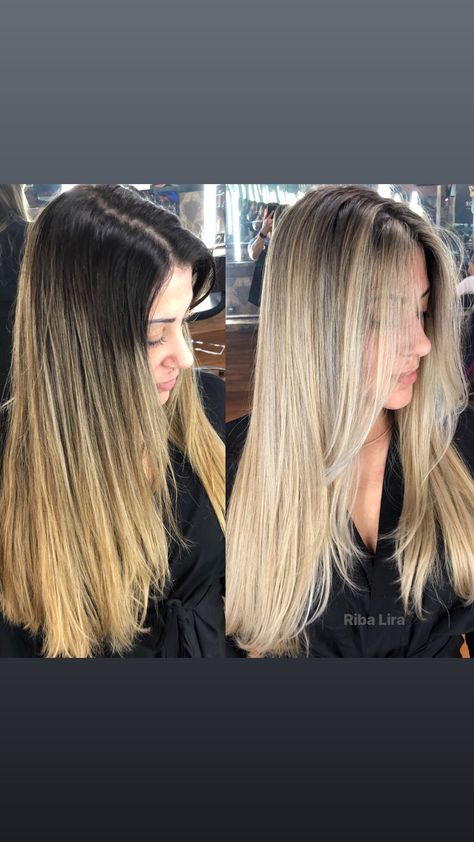 Honey Blonde Black Roots, Blonde Hair Black Roots Balayage, Blonde Balayage Black Roots, Black Hair Dyed Blonde, Blond Hair Black Roots, Honey Blonde Balayage On Black Hair, Blonde Balayage Dark Root, Black Roots Blonde Hair Balayage, Dyed Blonde Hair Dark Roots