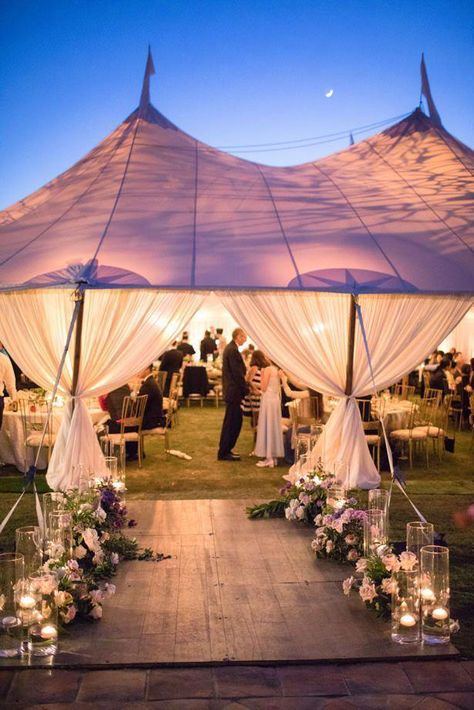 Elegant Wedding Tent Reception Decorations. #candledecorationsideasdecor #weddingdecorations Wedding Tent Lighting, Floral Candles, Candles And Flowers, Outdoor Tent Wedding, Tent Wedding Reception, Rustic Wedding Decorations, Tent Reception, Wedding List, Tent Lighting