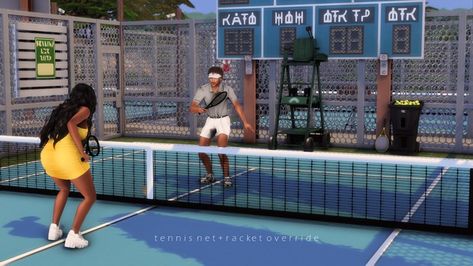 Tennis Net and Racket Override | Patreon Tennis Net, Play Tennis, Sims 4 Cc, Paddles, Sims 4 Mods, Sims Cc, Ping Pong, Tennis Court, Sims 4