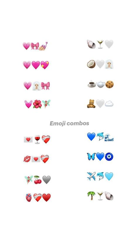 Insta Emoji Combinations, Insta Story Emoji, Emoji For Instagram Story, Instagram Emoji Story, Best Emoji Combinations, White Emoji Combinations, Pink Emoji Combinations, Insta Emoji, Aesthetic Emojis Combinations