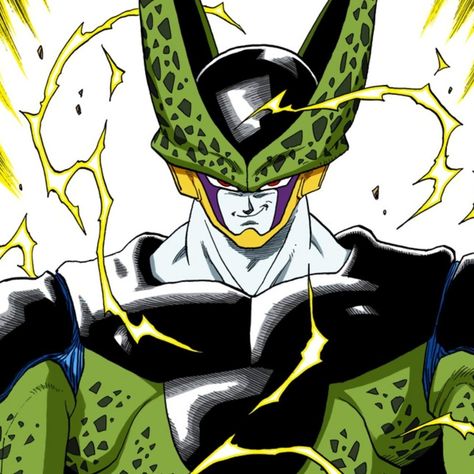 Dragon Ball Manga Colored, Perfect Cell Manga, Cell Perfecto, Cell Dbz, Dbz Manga, Perfect Cell, Ball Drawing, Perfect Desk, Dragon Ball Super Manga