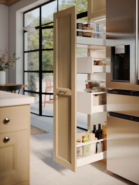 Corner pantry organization