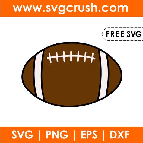 SVGCrush - Free SVG Cut Files Football Svg Free, Vinyl Decal Projects, Scan N Cut Projects, Cricut Svg Files Free, Free Football, Cricut Explore Air 2, Free Cut Files, Free Svg Files, Shaped Cards