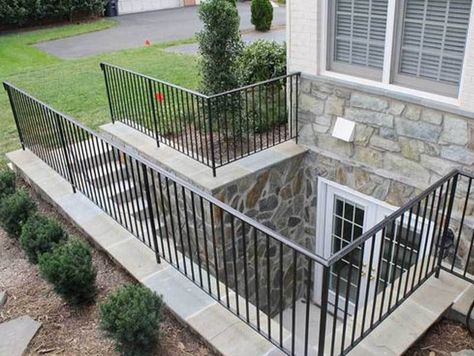 Basement Entrances Photo Gallery - Basements Love Us Foundation and Waterproofing Basement Egress Door, Basement Egress, Basement Entrance, Basement Doors, Apartment Exterior, Egress Window, Window Well, Basement Windows, Basement Apartment