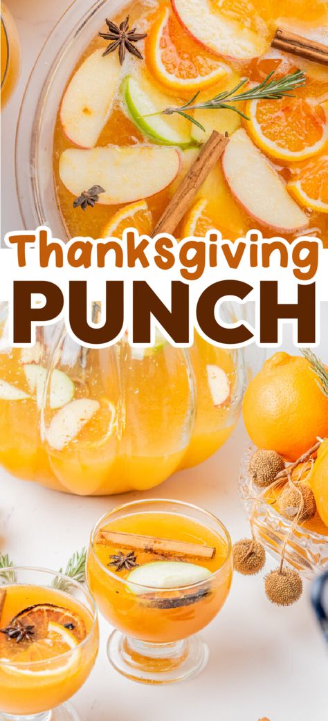 This Thanksgiving punch is the perfect holiday drink to serve up this season! Fall Harvest Punch – is an aromatic Thanksgiving punch that uses all the fall goodies – ginger beer, oranges, apples, apple cider, anise pods, cinnamon sticks and more. Easy fall cocktail recipe, perfect for a large crowd. Thanksgiving mocktails, Thanksgiving drinks, Thanksgiving cocktail recipes. Thanksgiving Day Punch Recipes, Thanksgiving Drinks Non Alcoholic Punch Bowl, Thanksgiving Punch For Kids, Thanksgiving Punch With Alcohol, Thanksgiving Drinks For A Crowd, Thanksgiving Punch Non Alcoholic, Thanksgiving Mocktail Recipe, Thanksgiving Punch Recipes, Drinks For Thanksgiving