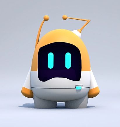 Jigsaw Character, Simple Robot Design, Desk Robot, Cute Robot Design, Chibi Robot, 3d Mascot, Robot Mascot, Robot Game, Robot Cat