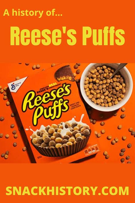 Reese's Puffs New Cereal, Reese's Puffs, Capn Crunch, Types Of Cereal, Chocolate Cereal, Reeses Cups, Crunch Cereal, Reeses Peanut Butter, Breakfast Snacks