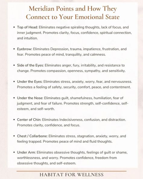 Eft Tapping Points Chart, Tapping Benefits, Eft Tapping For Beginners, Tapping Points, Eft Scripts, Tapping Therapy, Eft Tapping Scripts, Tapping Scripts, Calm Yourself