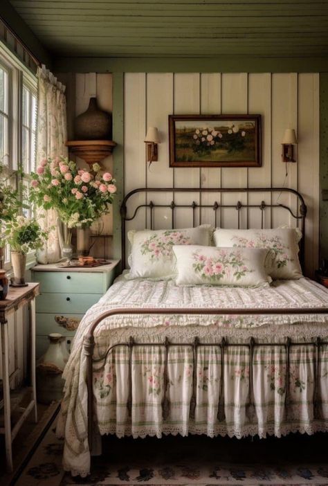 Grandmacore Bedroom Vintage, Grandmas Cottage Aesthetic, Grandma House Core, Grandmacore Home Decor, Cottage Grandmacore House, Grandma Vibes Aesthetic, Grandmacore Apartment, Grandma Cottage Core Living Room, Grandma Decor Aesthetic