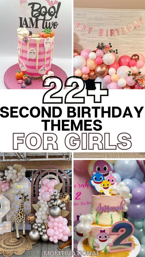 Unveil a delightful array of 22+ Second Birthday Themes For Girls that offer magical, unique, and creative party concepts. Dive into a world of enchanting unicorns and whimsical mermaids as you curate the perfect celebration for your little one's special day. Transform her second birthday into an unforgettable experience with our inspiring ideas on decorations, games, and more. Let the festivities double in fun as you explore our curated list designed to make her day truly memorable. Two Themed Birthday Party Girl, 2nd Birthday Party Themes Girl, Birthday Themes For Girls, Crazy Birthday, Birthday Theme Decoration, 2nd Birthday Party For Girl, Creative Party Ideas, Girls Birthday Party Themes, Baby Birthday Themes