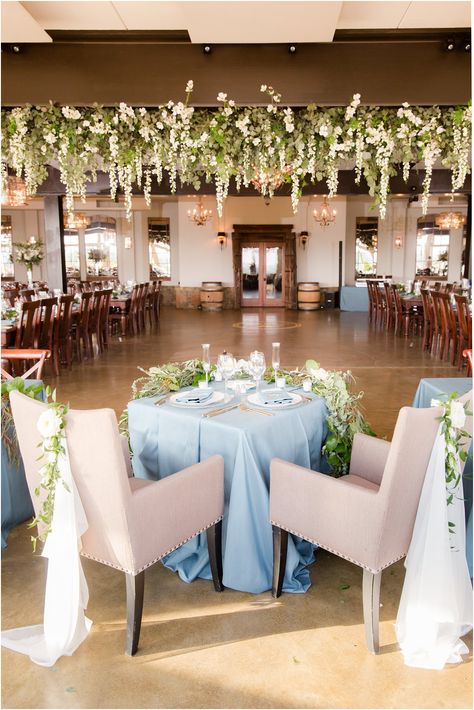 sweetheart table in Stone Tower Winery Wedding Photos by Idalia Photography | Planner: The One Moment Events | RSVP Catering | Video: Paper Boys | Beauty: Agape Makeup and Hair | Minted | Calligraphy: The Shaded Maple | Holly Chapple Flowers | The Black Tux | Riziks #NJwedding #newjerseywedding #winerywedding #vineyardwedding #weddinginspo Stone Tower Winery Wedding, Cellar Wedding, Drapery Wedding, Howe Farms, Stone Tower Winery, Winery Wedding Photos, Photography Planner, Classic Wedding Inspiration, Diy Wedding Table