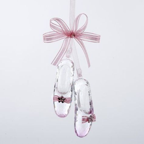 This pretty crystal look pointe shoe Christmas ornament is perfect for making memories of dance lessons that will last a lifetime! #ballet #pointeshoeornament #balletornament #balletchristmasornament #danceornament #dancegift #balletgift #danceteachergift #dancethoughts Dance Christmas Ornaments, Jewel Christmas, Jeweled Christmas Ornaments, Dance Ornaments, Motive Design, Pink Ballet Shoes, Chic Christmas Decor, Shoe Ornaments, Dance Teacher Gifts