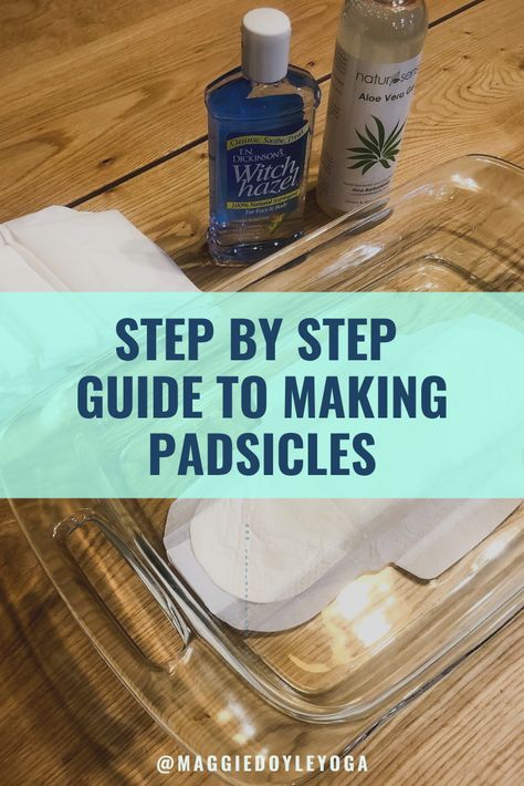 Padsicles Postpartum, Post Partum Pads, Diy Yoga Mat Cleaner, Diy Postpartum, Diy Yoga Mat, Postpartum Workouts, Yoga Mat Cleaner, Postpartum Care Kit, Diy Yoga