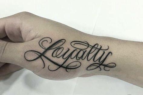 Savage Tattoo, Small Face Tattoos, Loyalty Tattoo, Side Hand Tattoos, Cute Finger Tattoos, Tattoo Lettering Design, One Piece Tattoos, Small Pretty Tattoos, Tattoos For Black Skin