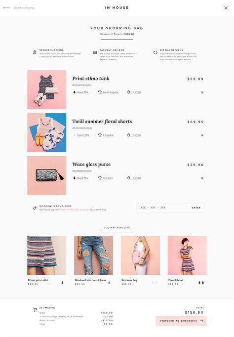 How It Works Section Web Design, Shopping Cart Design Website, Shopping Cart Web Design, Cart Page Design, Checkout Page Ui Design, Shopping Cart Design, Ecommerce Ui Design, E Commerce Cart Web Design, Woocommerce Product Page Design