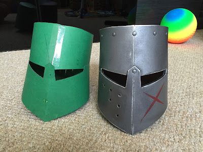 Cardboard Knight Helmet, Knight Helmet Template, Cardboard Knight, Diy Knight Costume, Knight Crusader, Helmet Template, Helmet Diy, Crusader Helmet, Armadura Cosplay