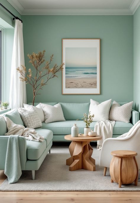 Coastal Living Room Coastal Living Rooms Ideas, Coastal Living Room Ideas, Diy Coastal Decor, Coastal Kitchen Design, Plush Furniture, Farmhouse Style Living Room, Coastal Living Rooms, Coastal Bedrooms, Coastal Bedroom