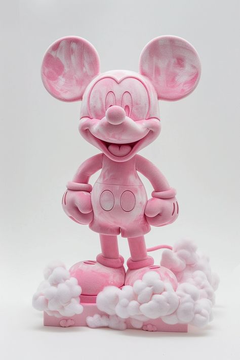 Mickey Mouse Pink Wallpaper, Elmo Kaws Wallpaper, Pink Sculpture, Pink Mickey Mouse, Mickey Mouse Figurines, Kaws Iphone Wallpaper, Photo Gifts Diy, Kaws Wallpaper, Pineapple Wallpaper