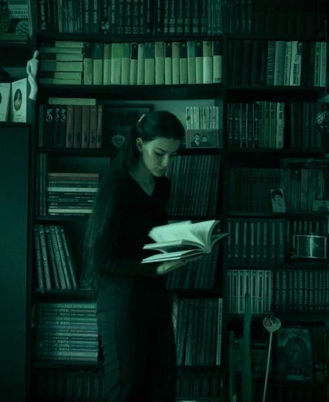 Aesthetic Books, A Woman, Books, Green