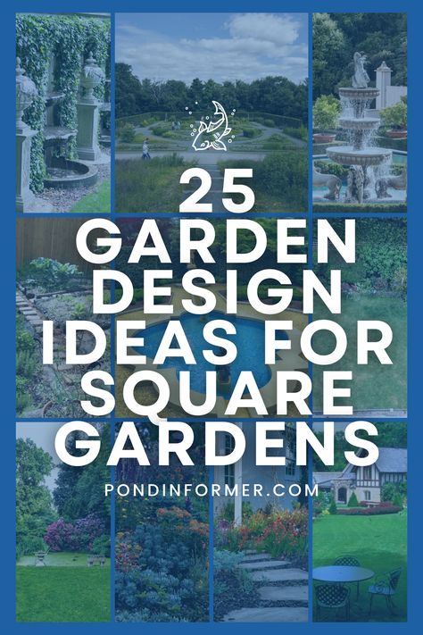 Transform your square outdoor space into a haven of beauty and tranquility with these 25 design ideas. Explore innovative layouts and stunning features to create a garden you'll love.

#GardenDesignIdeas #Gardening #GardenTips #GardenDesign #GardenIdeas #DIYGarden #PondInformer #SquareSpace #OutdoorGarden #SquareGarden Square Garden Bed Design, Landscaping Square Area, Square Garden Ideas Layout, Garden Design Square Layout, Square Garden Layout, Square Garden Design Layout Landscaping, Small Garden Plans Layout Design, Square Garden Ideas, Garden Plans Layout Design