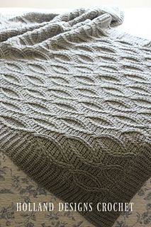 Ravelry: Designs by Lisa van Klaveren Cable Blanket, Cables Blanket, Crochet For Beginners Blanket, Crochet Cable, Crochet Blanket Afghan, Hand Crochet Baby Blanket, Manta Crochet, Afghan Patterns, Crochet Afghans