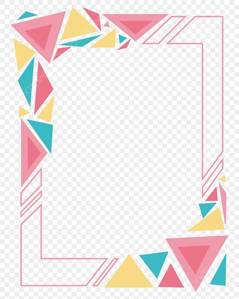 Triangle Border Design, Geometric Border Design, Geometric Transformations, Triangle Math, Triangle Drawing, Geometric Borders, File Cover, Geometric Box, Background Sky